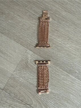 Rose Gold Multi-Strand Layered Chain Apple Watch Band 38mm